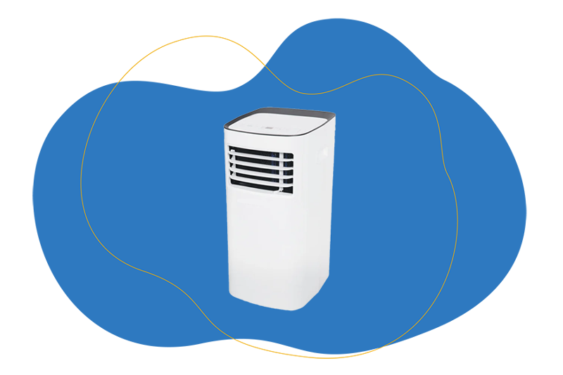 Eine mobile Klimaanlage